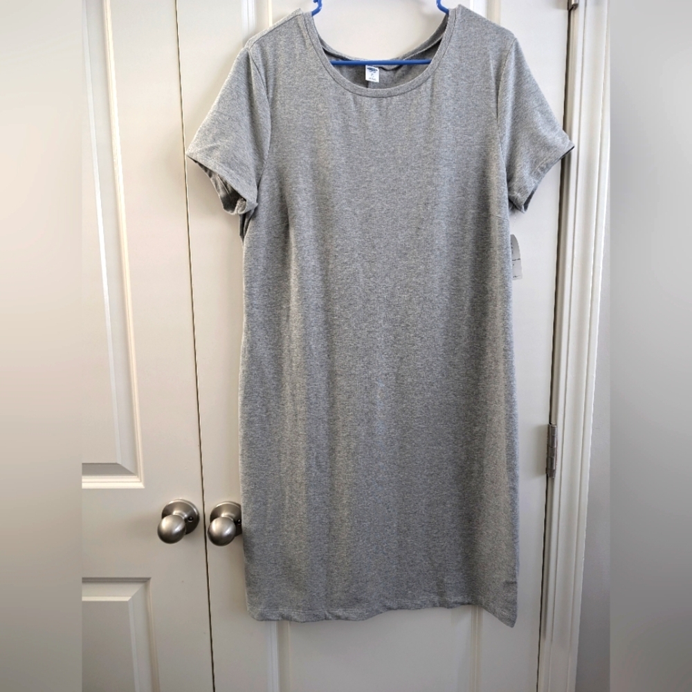 Gray Dress - NWT- Old Navy Tee Shirt Dress